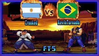 Garou: Mark of the Wolves - Crooked (ARG) VS (BRA) KevinTurnado [garou] [Fightcade] [FT5] 餓狼 群狼之證