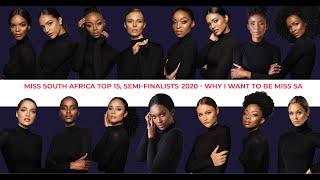 What I Would Do With The Miss SA Title | Miss SA Top 15