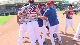 Cubs Walk-Off Beloit on Swoop's Retirement Day!