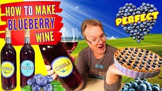 How to Make Blueberry Wine - The Only Wine Recipe You Will Ever Need to Make Blueberry Wine