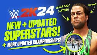 WWE 2K24: 16 New & Updated Superstars, More New Championships & Arenas!