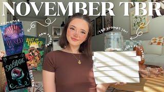 TBR prompt jar chooses my reads for November! 🫙️