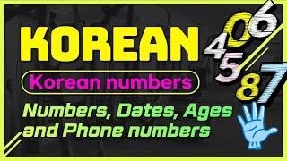 한국어 숫자 / Korean numbers / hana dul set / 1 2 3 / for Beginners / Repeat 2 times for each word