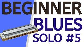 Beginner blues solo lesson 5: easy harmonica lesson for C blues harp