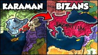 KARAMAN İLE TÜRK BİZANS !!!  Europa Universalis 4 Winds of Change KARAMAN