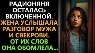 Радионяня осталась включенной. Жена услышала разговор мужа и свекрови. От их слов она обомлела...