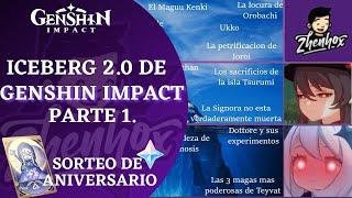 Iceberg de conspiración 2.0 de Genshin Impact parte 1 // Genshin Impact Lore