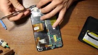 Планшет Digma Optima 7,4 3G замена дисплея. display replacement