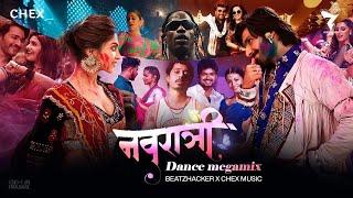 Navratri Dance Megamix 2024  (Best of 30+ Songs) Dandiya Garba Mix| (Beatzhacker & @ChexMusic )