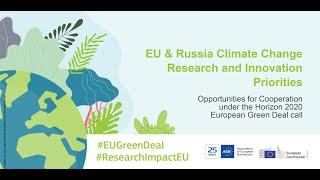EU & Russia Climate Change Research and Innovation Priorities