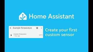 Home Assistant - Create your first custom sensor - Easy tutorial