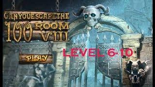 Can You Escape The 100 Room VIII Level 6 7 8 9 10 Walkthrough.