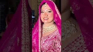 Soft glam, bold heart—beauty that tells a love story. #jishanmua #wedding #bride