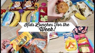 KIDS LUNCHES FOR THE WEEK || PACKED COLD LUNCHES || JAN #1