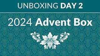 Unboxing Day 2 of the 2024 Sallie Tomato Advent Box!