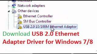 Download RD9700 USB2.0 to Fast Ethernet Adapter driver for Windows 7 / 8