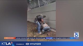 Video captures ICE agents tackling day laborers during Hollywood Home Depot raid