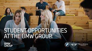 Student Opportunities at the BMW Group I BMW Group Careers.