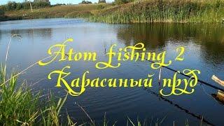 Atom fishing 2 - первый поход на карасиный пруд #5