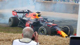 Max Verstappen Trying To Do A Donut!