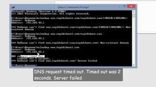 DNS Request timed out. Server Unknown