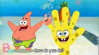 SPONGEBOB  FINGER FAMILY - Nursery Rhymes & Kids Songs