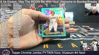 2024 Topps Chrome Baseball Pick Your Team #26 8 Jumbo Box Case Break 7 31 24