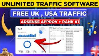 Unlimited Website Traffic Software | Free UK, USA Traffic For Website | Free Traffic Software