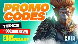 FREE Sun Wukong & 7 Epic Champions900K SilverRaid Shadow Legends PROMO CODE [NOVEMBER 2023]