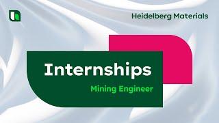My Internship at Heidelberg Materials: Mining Engineer