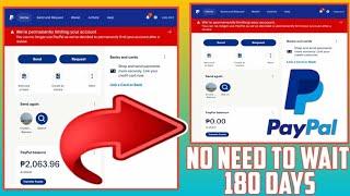 How to get your money from Permanently Limited Paypal Account No need to wait 180 Days Tutorial 2024