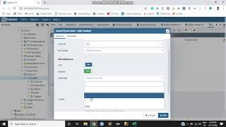 Importing CSV file from Pgadmin in PostgreSQL