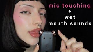 Wet mouth sounds + soft mic touching ASMR (no talking)