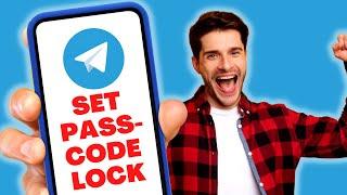 How To SET PASSCODE Lock in Telegram App in 2023