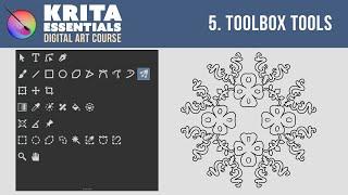 Krita Tutorial for Beginners - Toolbox Tools (Lesson 5) 