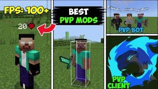 5 Minecraft PE Mods That Will Increase Your PvP Skills!(2X Faster) | Best Mods 1.21 | PS Gamer (RTX)