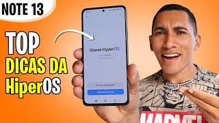 TOP Dicas da HiperOS no Redmi Note 13 (NOVAS FUNÇÕES)