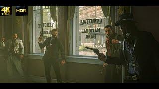 The Saint Denis Bank Robbery｜Immersive Cinematic Gameplay｜ Red Dead Redemption 2 - 4K