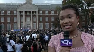 Supporters Wait to Hear from VP Harris After Election Loss