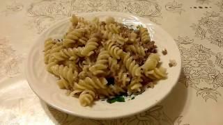Макароны с фаршем. Очень простой рецепт!