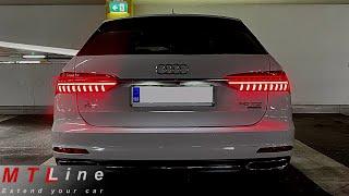 Audi A6 Avant, MY2020 - rear lights RS animation activation - vključitev RS animacije zadnjih luči