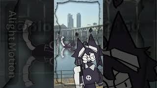 cat walking on frozen han river || #animation #meme #trending #alightmotion #fypシ #fpe #misscircle