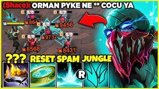 PYKE JUNGLE !! GÖRÜNMEZ GANK ATIYORUM ÇILDIRTTIM !! 1 AFK İLE OYNADIK !!