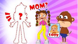 Where Is Your Mommy?  Lost My Mom | Kids Songs & Nursery Rhymes | Nick and Poli Cartoons