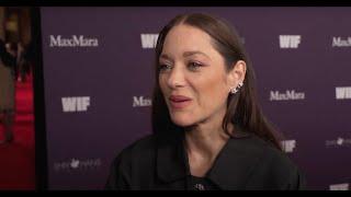 Marion Cotillard | Red Carpet Interview | WIF Honors 2024