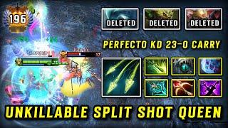 UNKILLABLE SPLIT SHOT QUEEN CARRY Medusa Max Slotted Item Build 100% Just Stand & Shot | DOTA 2
