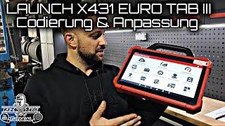 Launch X431 Euro Tab III | Codierungen & Anpassungen freischalten | Funktion | Diagnosegerät