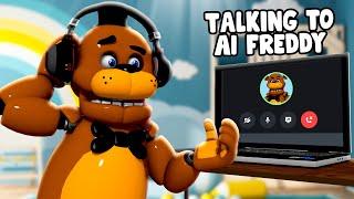 Freddy Fazbear Meets AI Freddy Fazbear?!