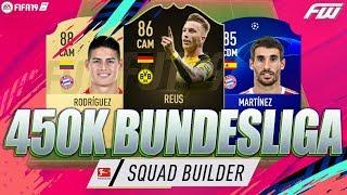 450K BUNDESLIGA FIFA 19 Squad Builder Squad Builder w/ Custom Tactics & Player Instructions