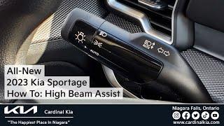 All-New 2023 Kia Sportage | How To Use Your High Beam Assist!